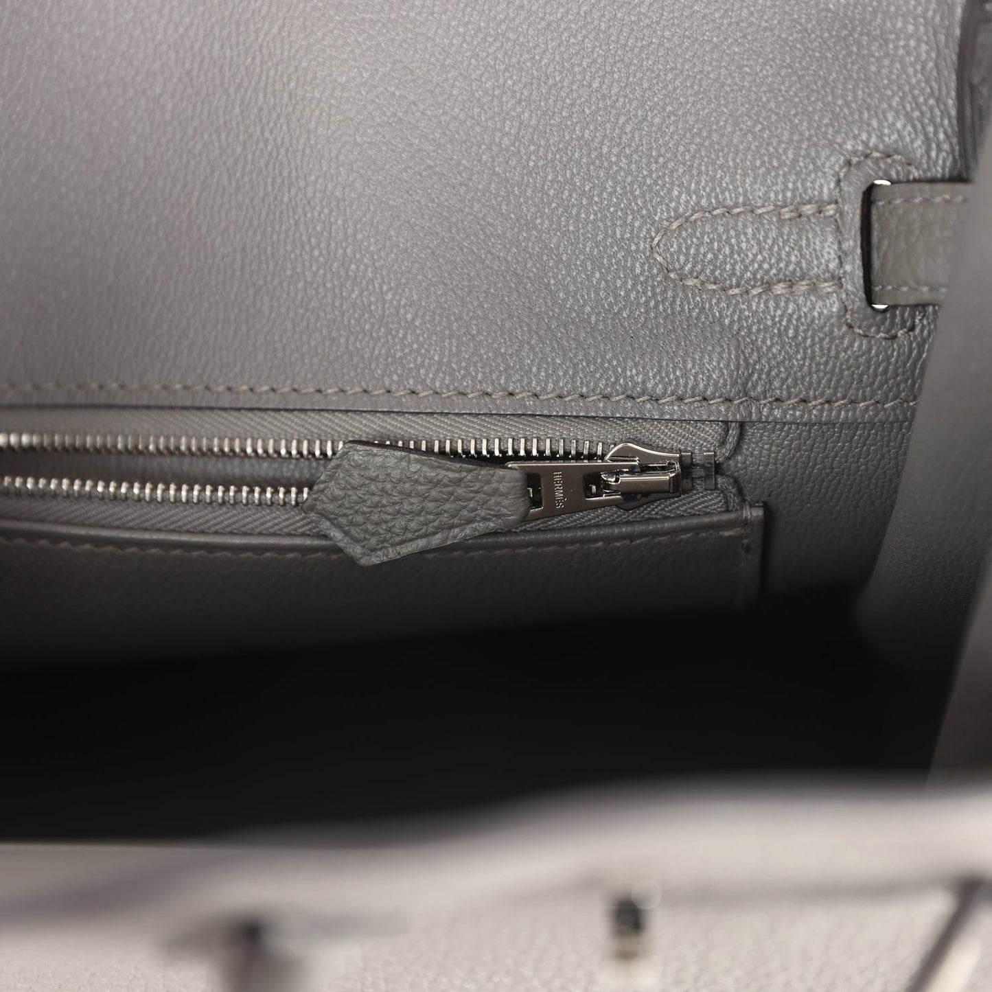 Hermes Birkin 25 Gris Meyer Togo Palladium Hardware
