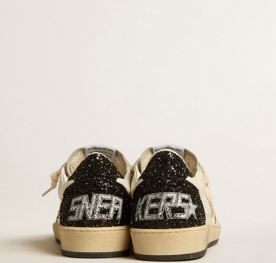 Women’s Ball Star LTD in nappa and suede with glitter star and black heel tab