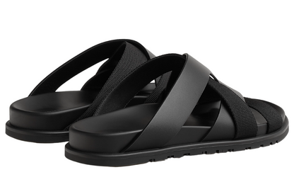 Hermes Kazimir Sandal "Black"