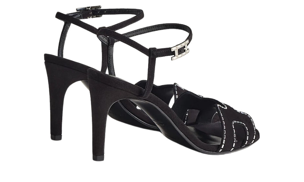 HERMES Heden 80 sandal "Black"