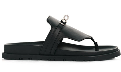 HERMES Empire sandal "Black"