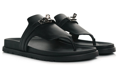 HERMES Empire sandal "Black"