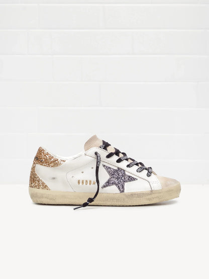 Sneaker Super Star Woman white grey black "ULTIMI PEZZI"