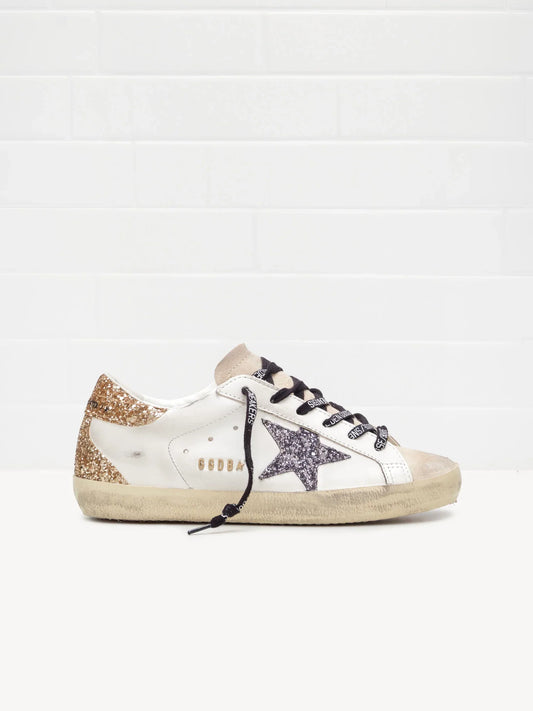 Sneaker Super Star Woman white grey black "ULTIMI PEZZI"