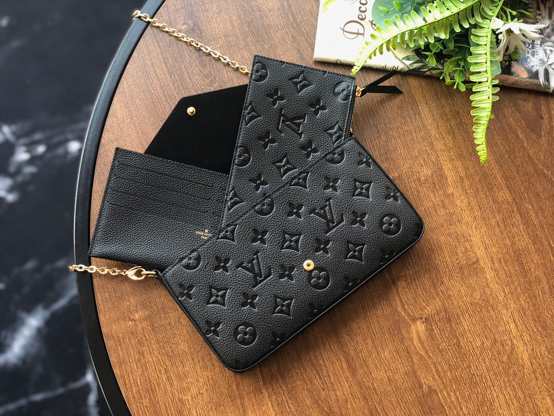 LV POCHETTE FÉLICIE Black