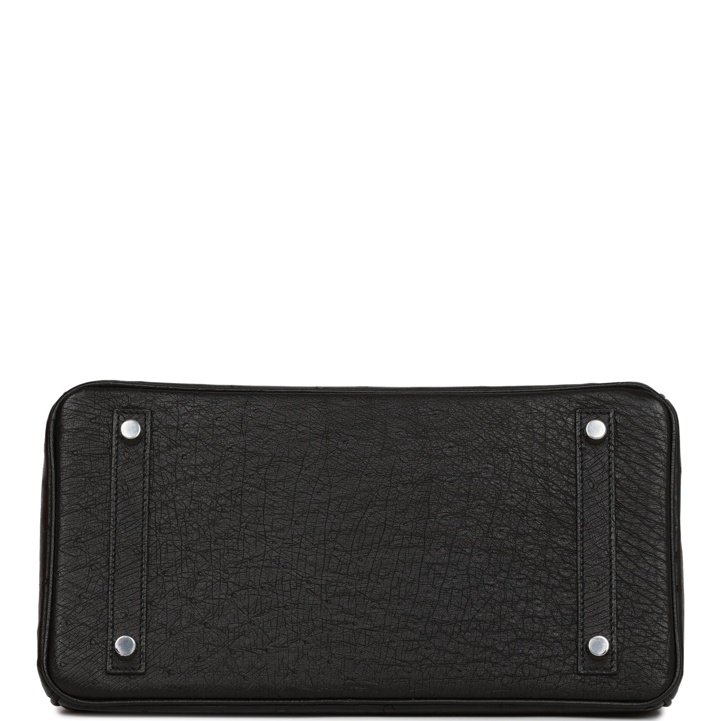 Hermes Birkin 30 Black Matte  Alligator and Ostrich Touch Palladium Hardware