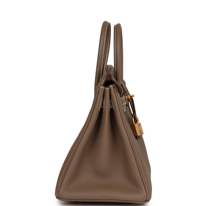 Hermes Birkin 25 Etoupe Togo Gold Hardware