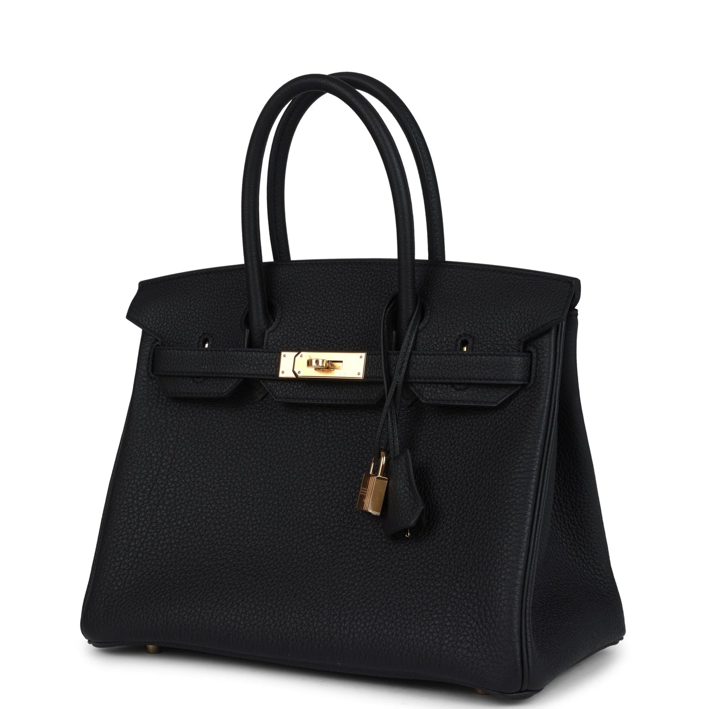 Hermes Birkin 30 Black Togo Gold Hardware