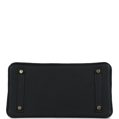 Hermes Birkin 30 Black Togo Gold Hardware