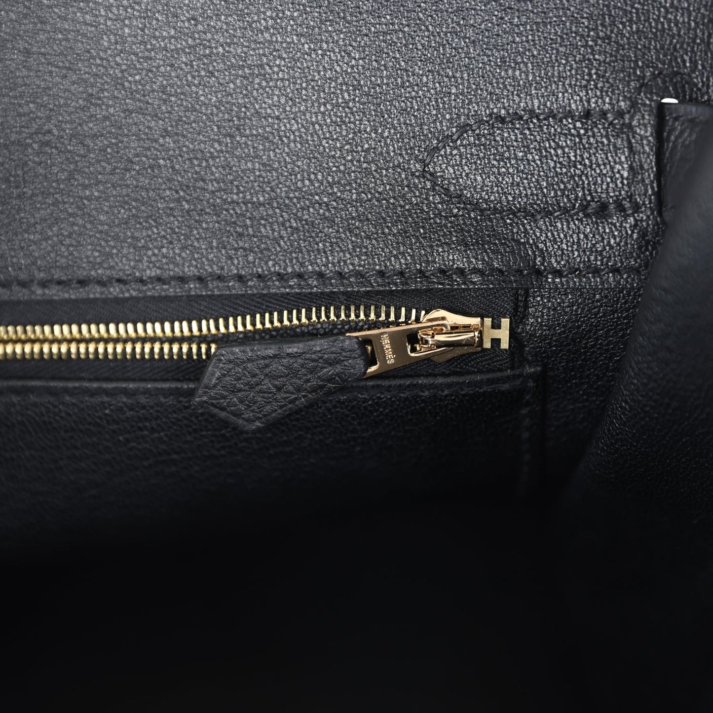 Hermes Birkin 30 Black Togo Gold Hardware