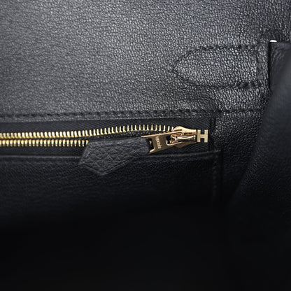 Hermes Birkin 30 Black Togo Gold Hardware