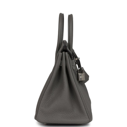 Hermes Birkin 25 Gris Meyer Togo Palladium Hardware