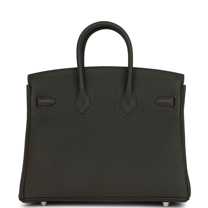 Hermes Birkin 25 Vert de Gris Togo Palladium Hardware