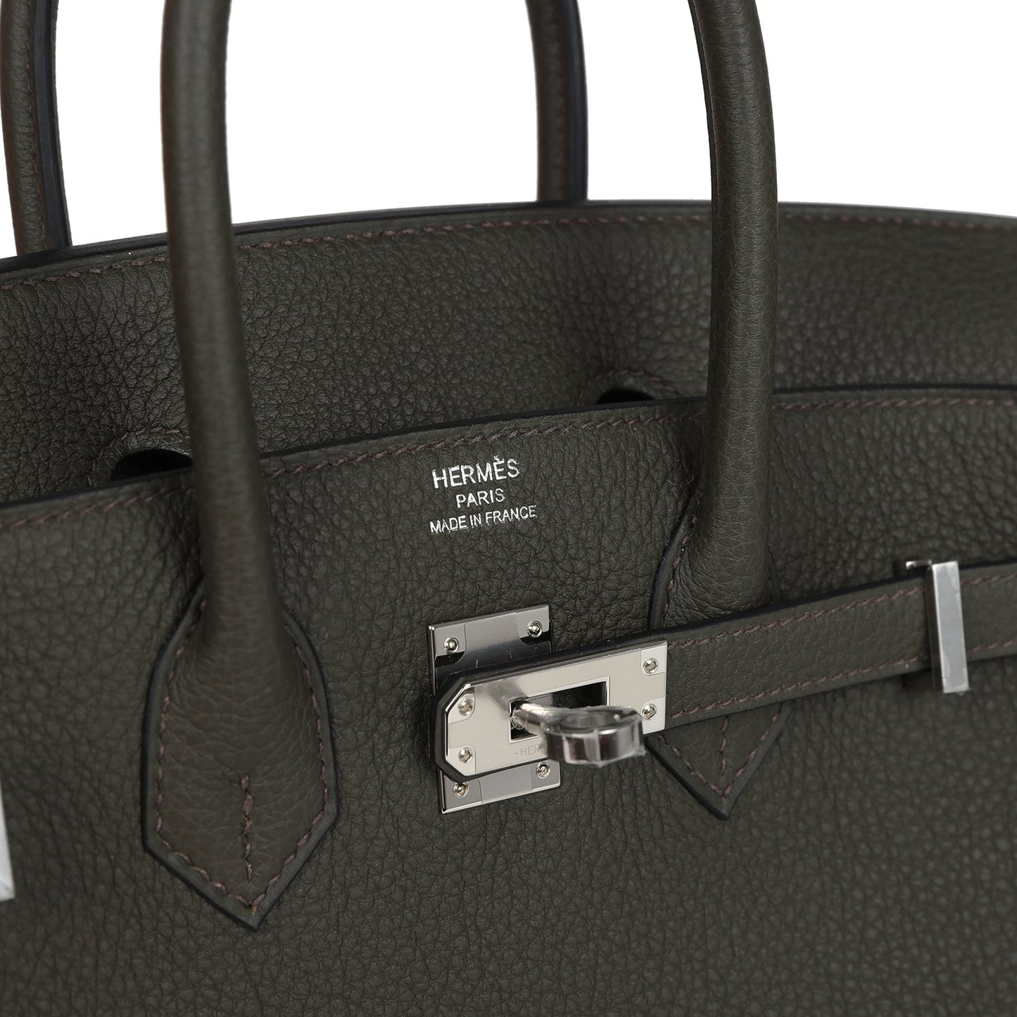 Hermes Birkin 25 Vert de Gris Togo Palladium Hardware