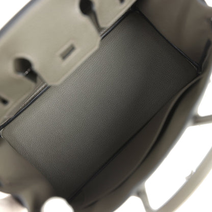 Hermes Birkin 25 Vert de Gris Togo Palladium Hardware