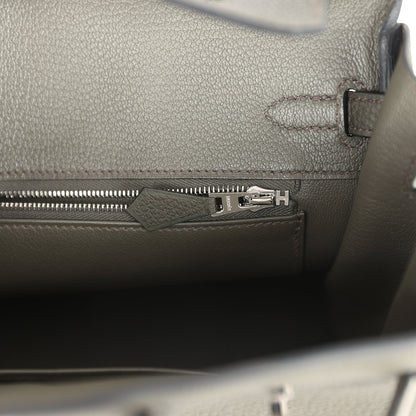 Hermes Birkin 25 Vert de Gris Togo Palladium Hardware