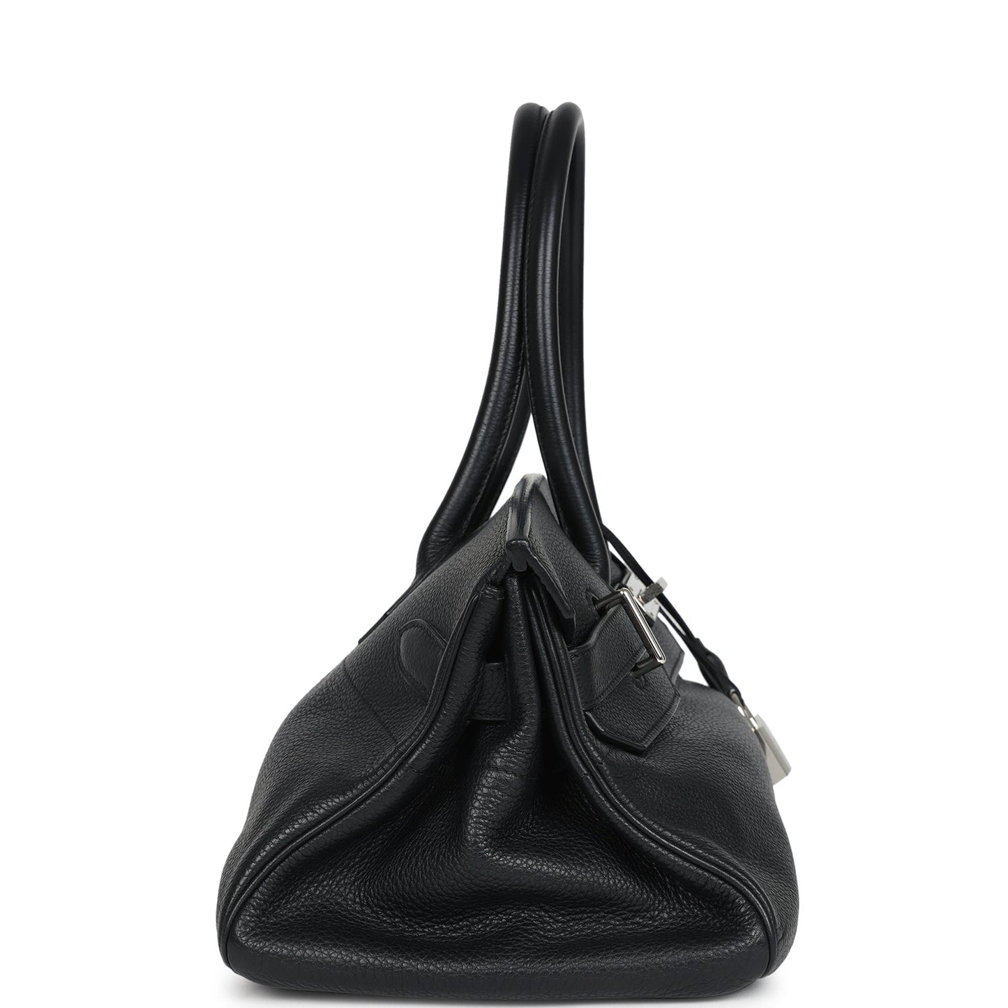 Hermes Shoulder Birkin 42 JPG Black Clemence Palladium Hardware