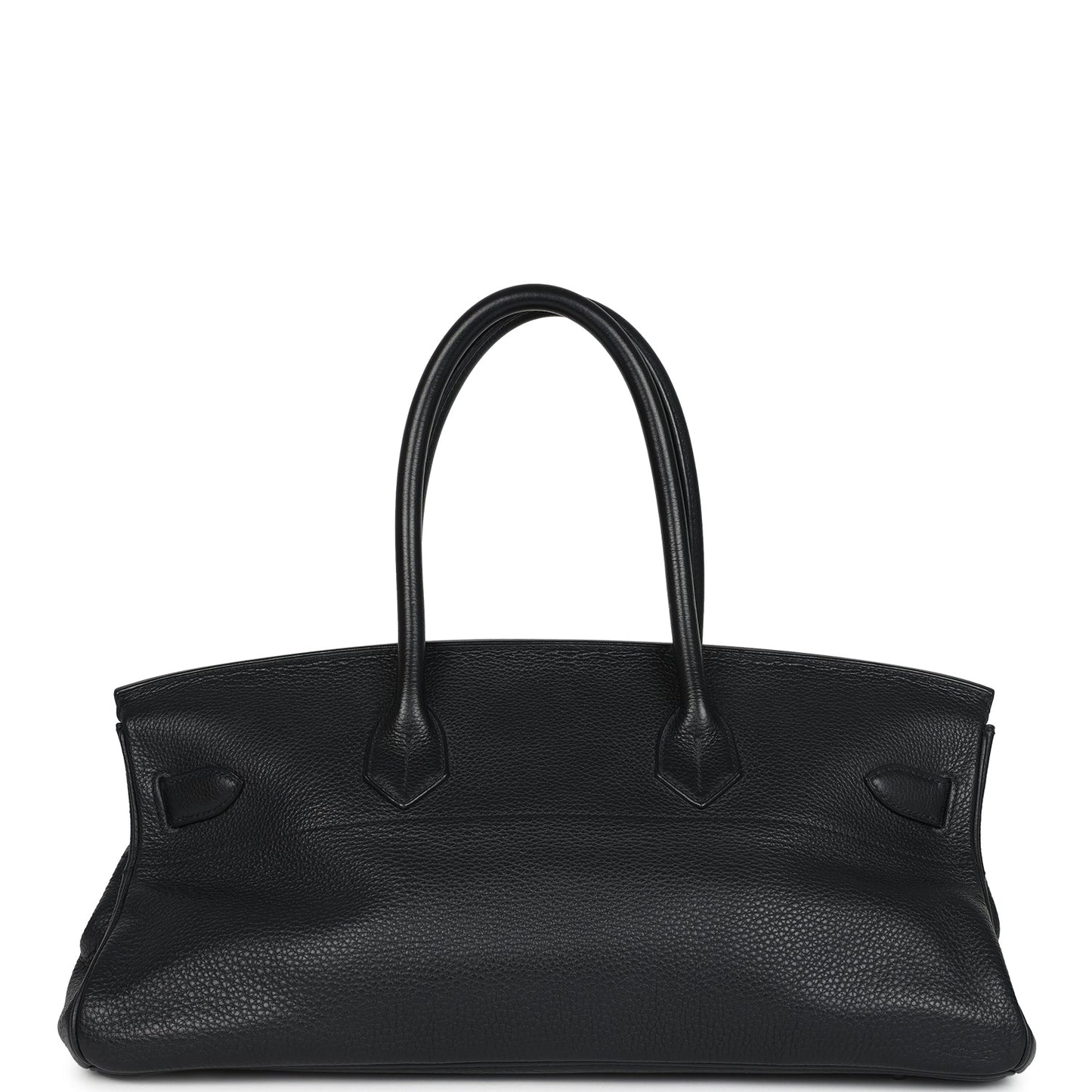 Hermes Shoulder Birkin 42 JPG Black Clemence Palladium Hardware