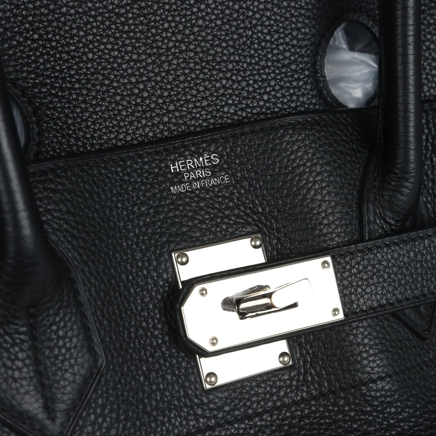 Hermes Shoulder Birkin 42 JPG Black Clemence Palladium Hardware