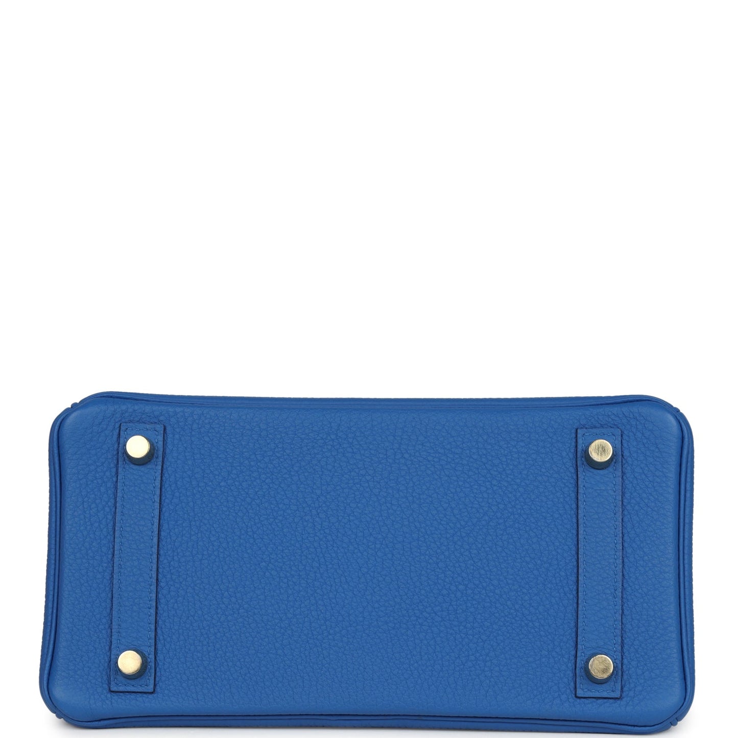 Pre-owned Hermes Birkin 25 Bleu Zellige Togo Gold Hardware