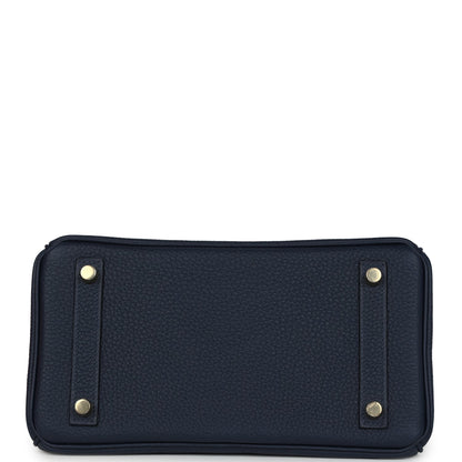 Hermes Birkin 25 Bleu Abysse Togo Gold Hardware