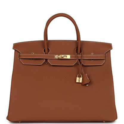 Hermes Birkin 40 Gold Togo Gold Hardware