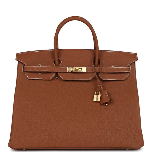 Hermes Birkin 40 Gold Togo Gold Hardware