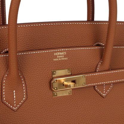 Hermes Birkin 40 Gold Togo Gold Hardware