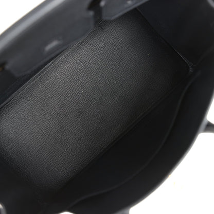 Pre-owned Hermes Birkin 30 Black Togo Rose Gold Hardware