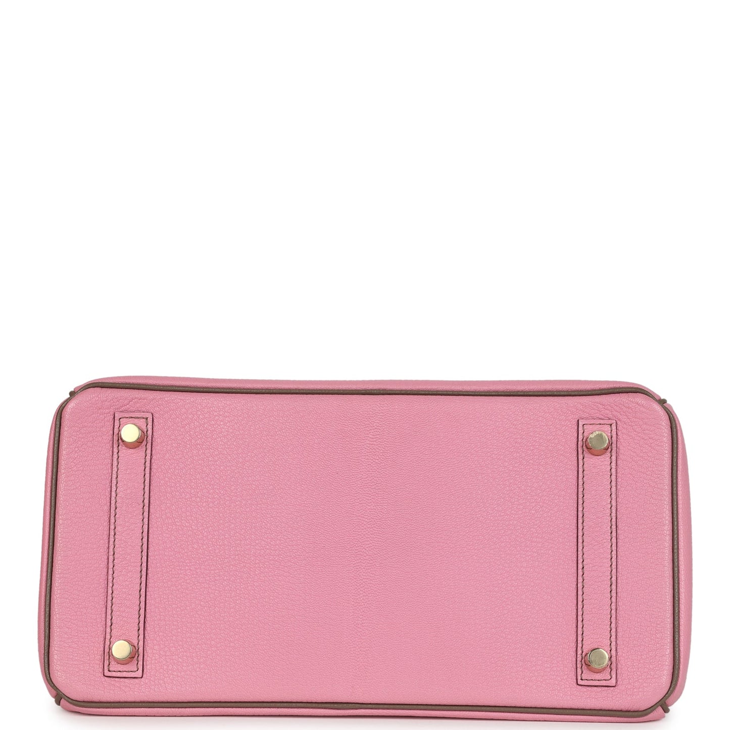 Pre-owned Hermes Special Order (HSS) Birkin 30 Bubblegum Verso Chèvre Brushed Gold Hardware