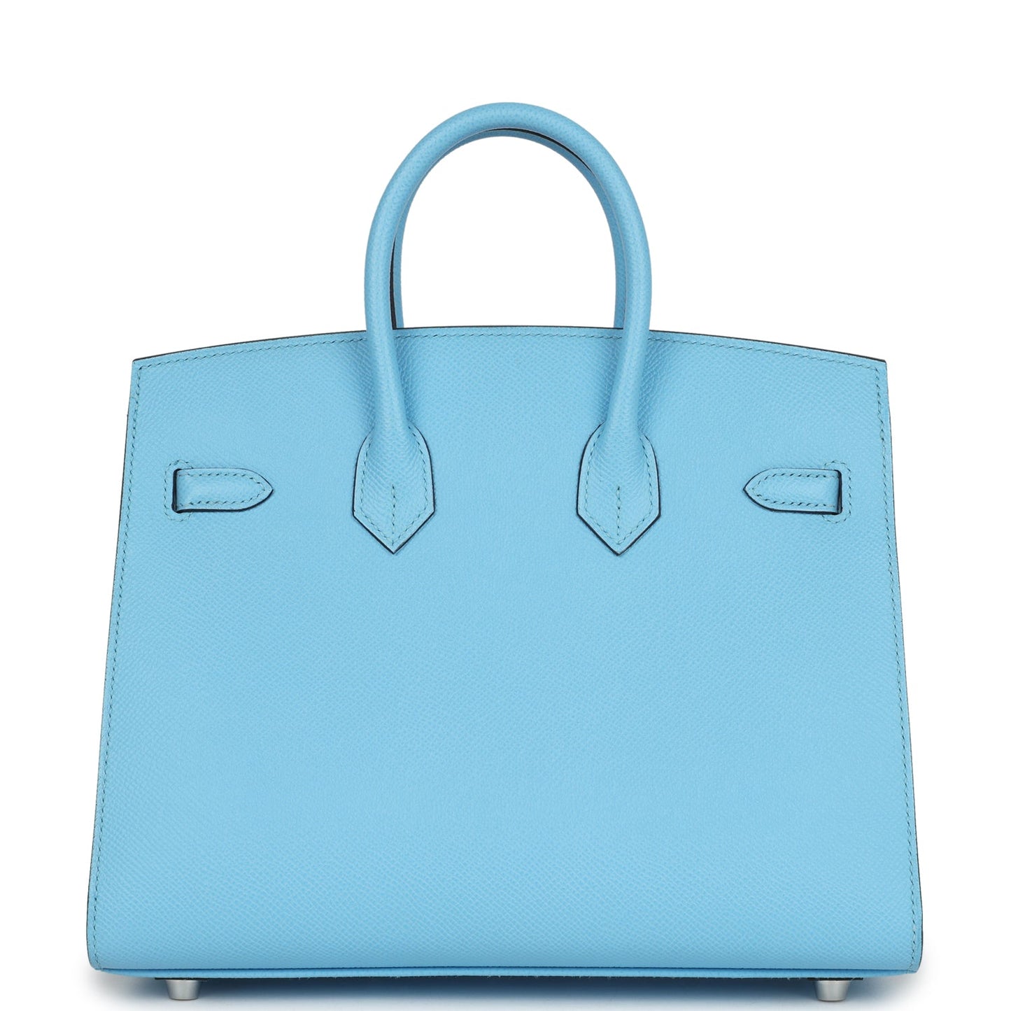 Hermes Birkin Sellier 25 Celeste Epsom Palladium Hardware