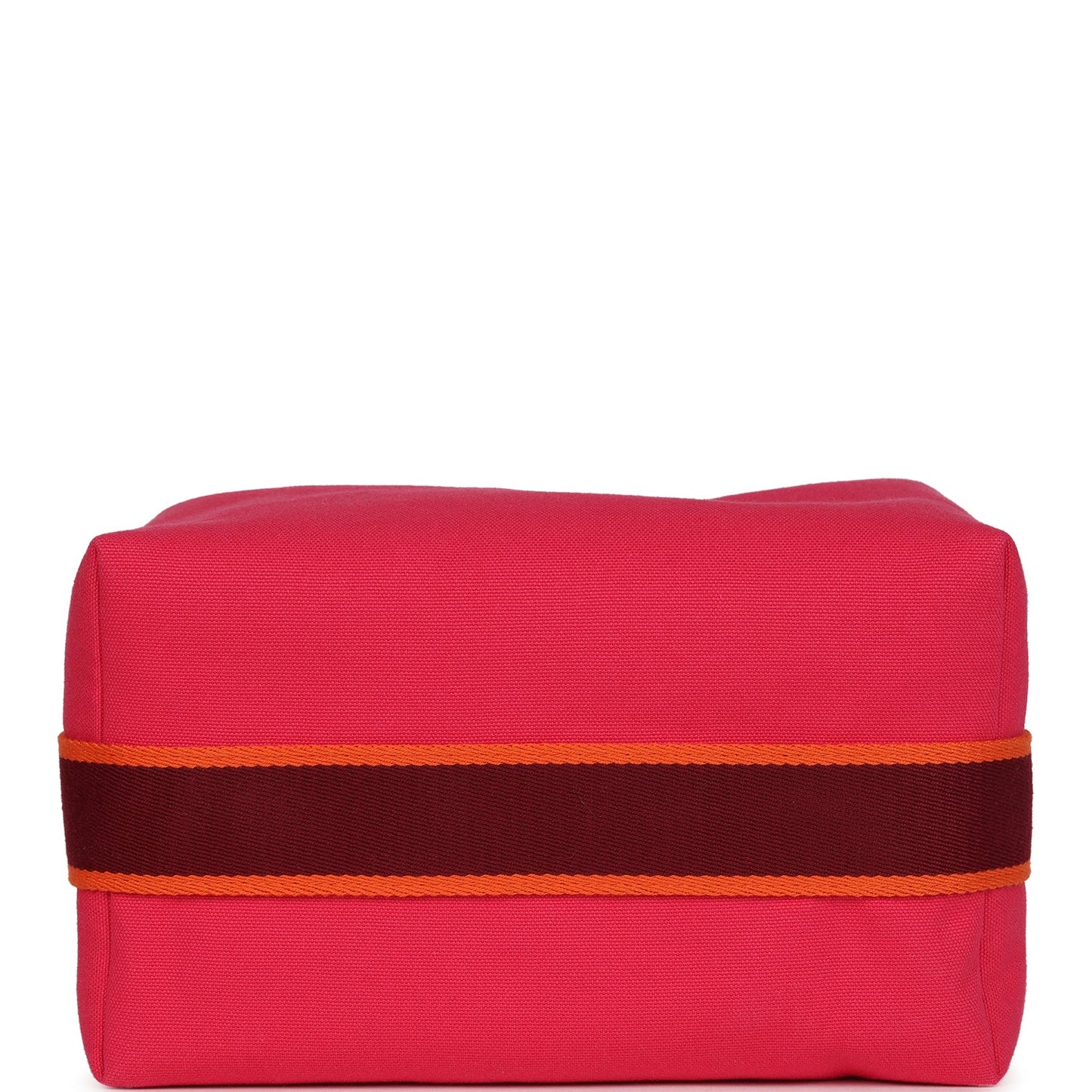 Hermes Bride A Brac Carre Case GM Hibiscus Canvas Palladium Hardware