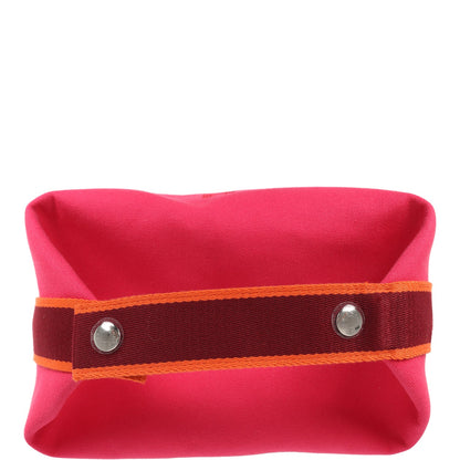 Hermes Bride A Brac Carre Case GM Hibiscus Canvas Palladium Hardware