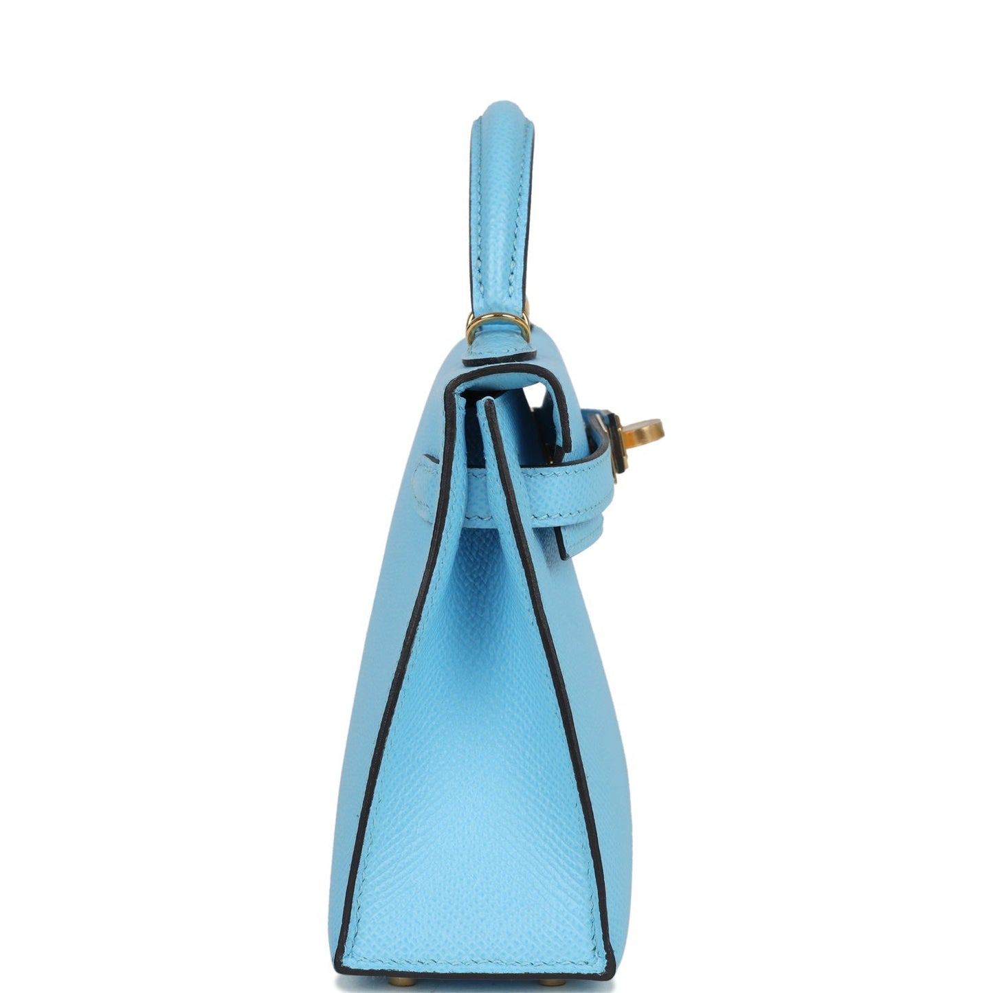 Hermes Kelly Sellier 20 Celeste Epsom Gold Hardware