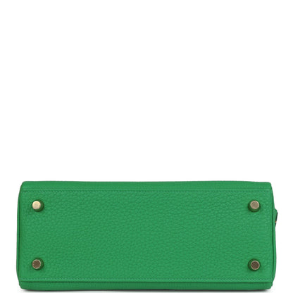 Hermes Kelly Retourne 25 Bambou Togo Gold Hardware