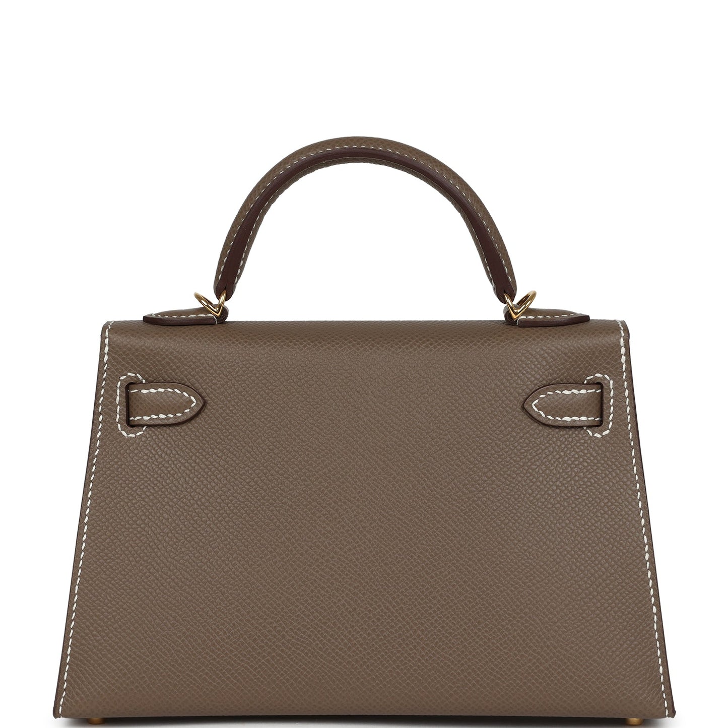Hermes Kelly Sellier 20 Etoupe Epsom Gold Hardware