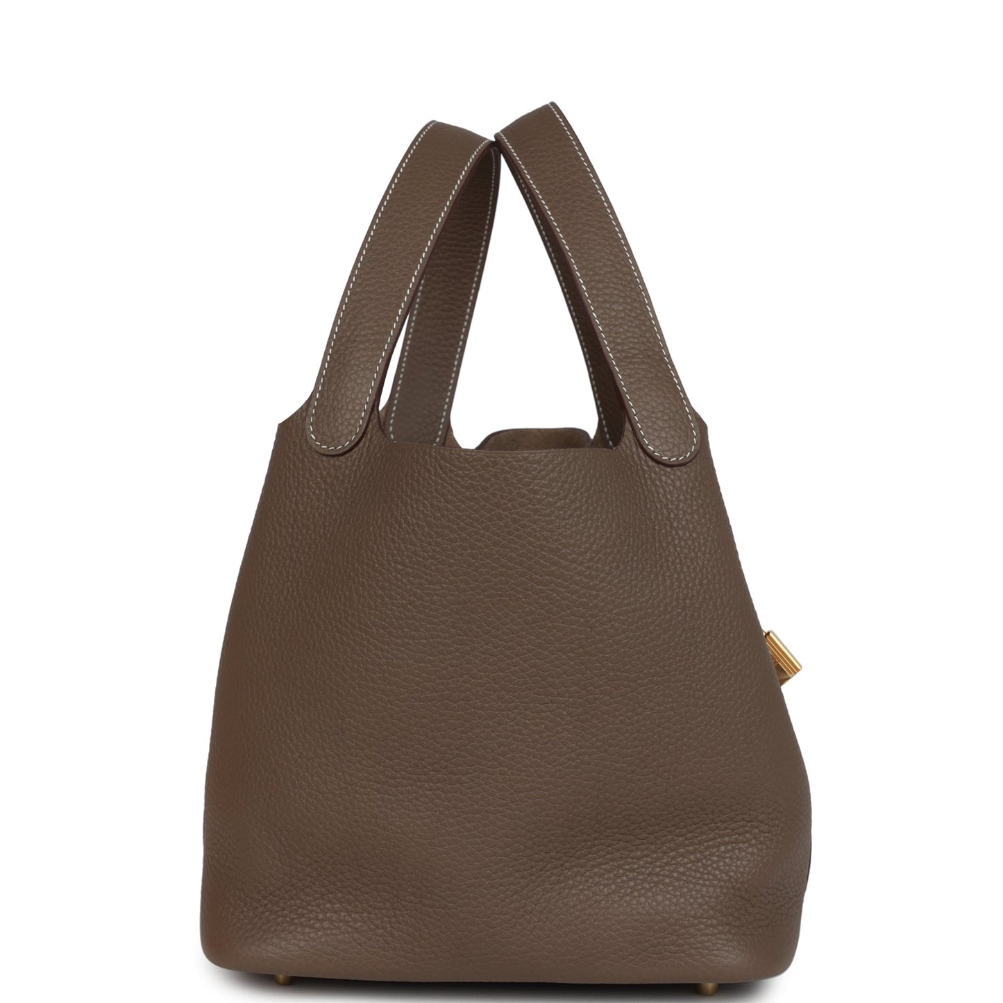 Hermes Picotin Lock 22 Etoupe Clemence Gold Hardware