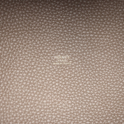 Hermes Picotin Lock 22 Etoupe Clemence Gold Hardware