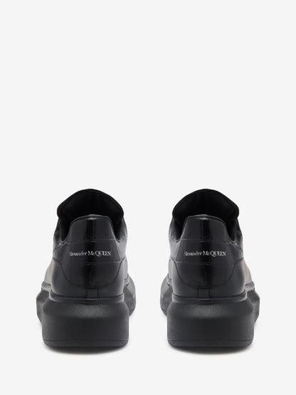 Sneaker Oversize in nero bianco Coccodrillo