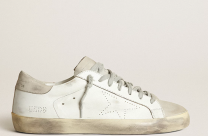 Super-Star with perforated star and ice-gray heel tab "ULTIMI PEZZI"