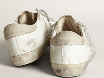 Super-Star with perforated star and ice-gray heel tab "ULTIMI PEZZI"