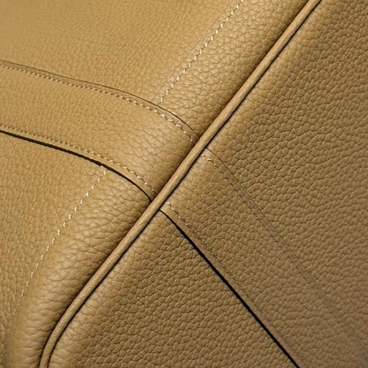 Hermes Garden Party 30cm Milk Tea Silver Buckle Calfskin 255793