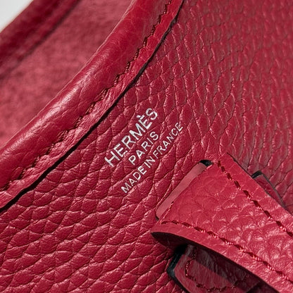 Hermes Evelyn 18 Bag Ruby Red Epsom Leather 255529