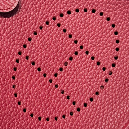 Hermes Evelyn 18 Bag Ruby Red Epsom Leather 255529
