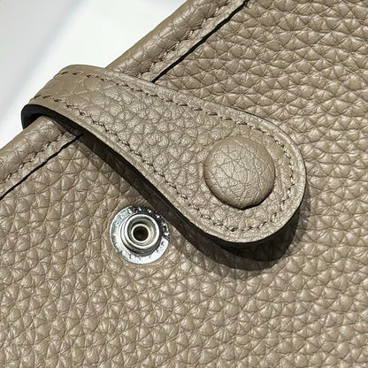 Hermes Evelyn 18 Bag Asphalt ash Epsom Leather 255531