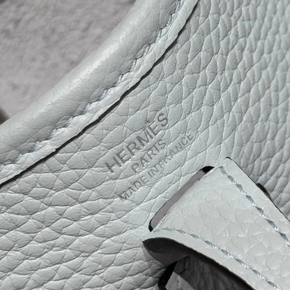 Hermes Evelyn 18 Bag Misty Blue Epsom Leather 255528