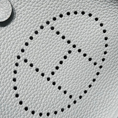 Hermes Evelyn 18 Bag Misty Blue Epsom Leather 255528