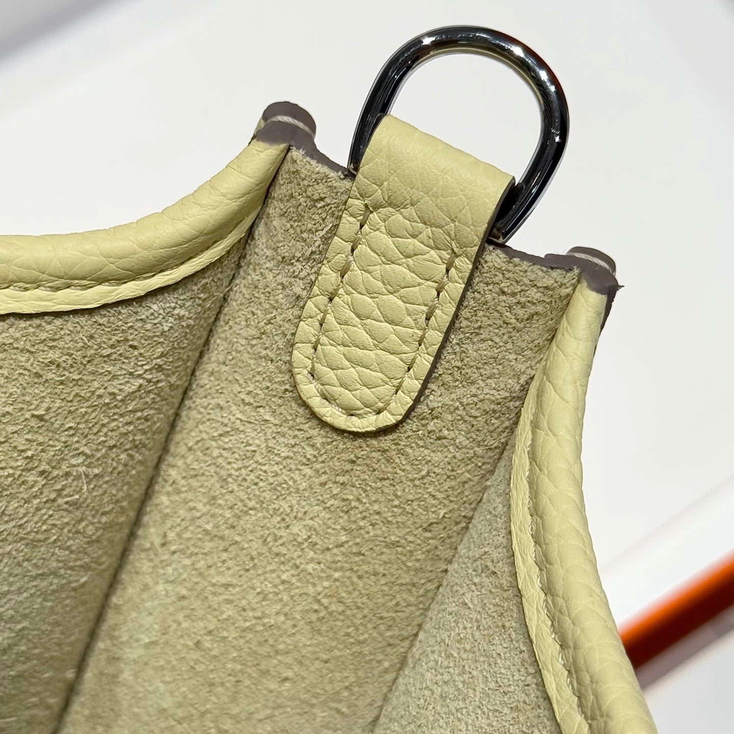 Hermes Evelyn 18 Bag Milton Yellow Epsom Leather 255527