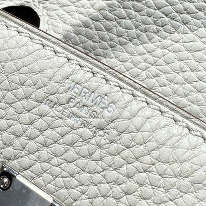 Hermes Birkin Pearl Gray and Silver Togo Leather 250048
