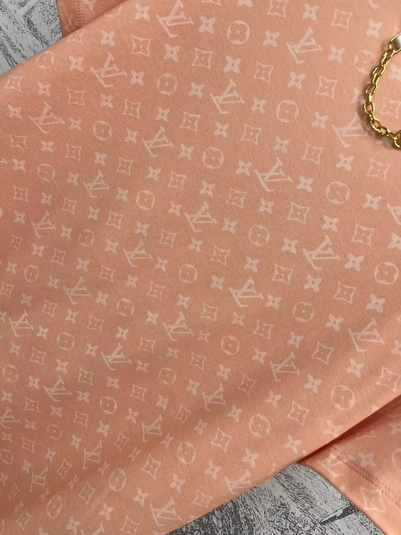 LV 25 Age-Reducing Simple T-Shirt Orange Cotton